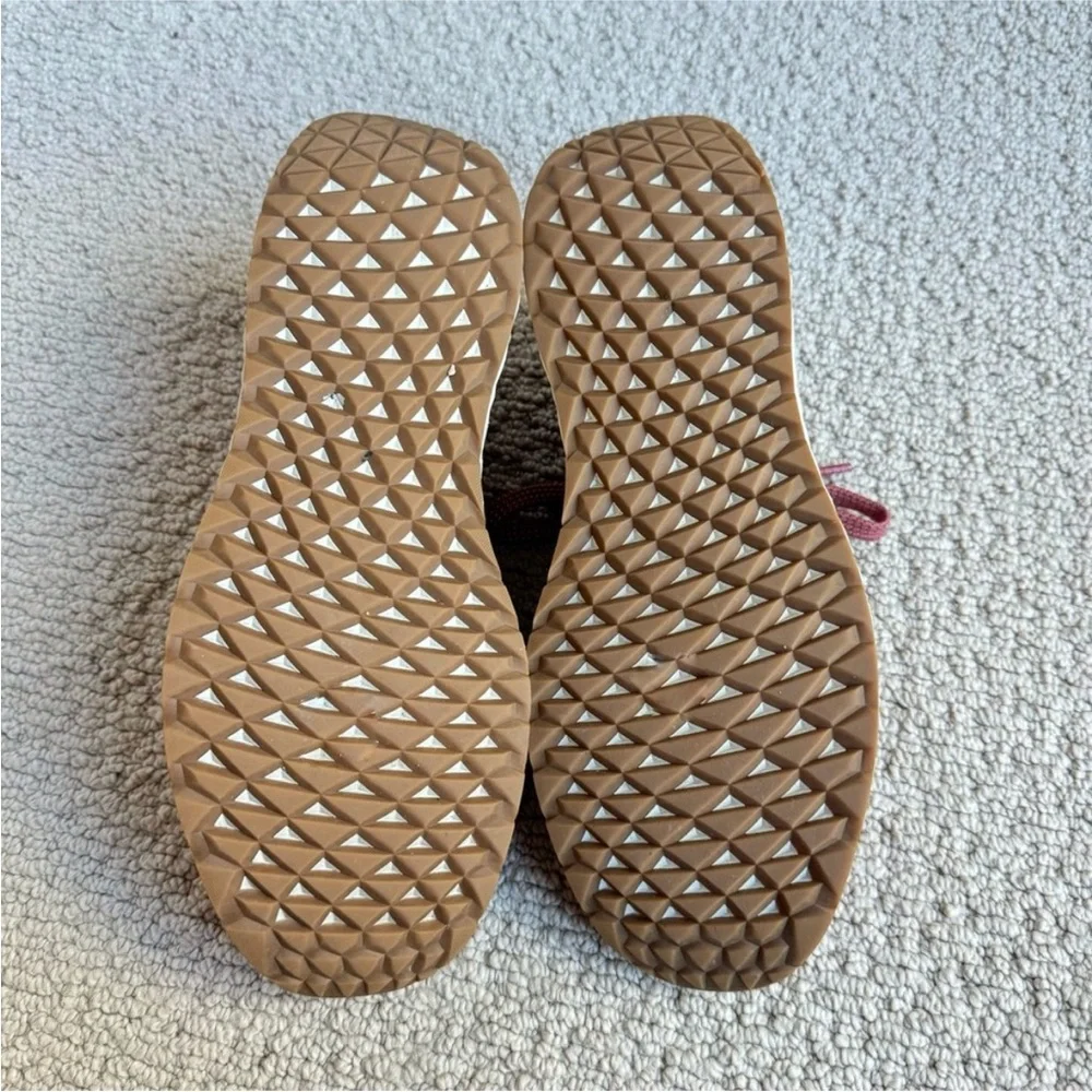 NOBULL diamond knit runner in “redwood”